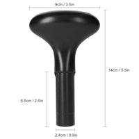 Poignées de pagaie Garvee (lot de 2) en forme de T pour kayak et SUP, ergonomiques, en PVC, de rechange, noires
