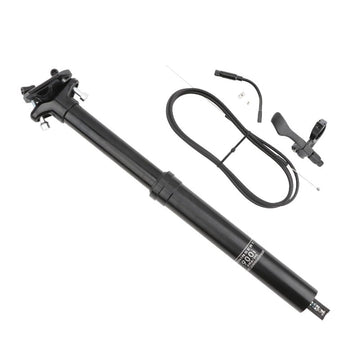 Garvee Tige de Selle Télescopique Hydraulique VTT 31,6 × 395 mm, Réglable, pour Mountain Bike Off-Road Adulte