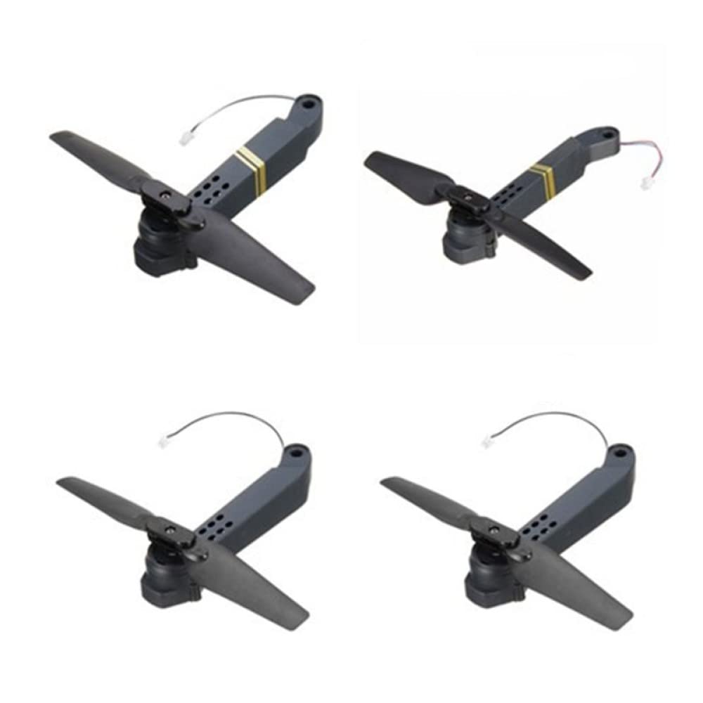 Bras de drone Garvee avec moteur et hélice pour E58 JY019, pièce de rechange robuste et compatible pour quadricoptère RC, idéal pour la réparation de drones.
