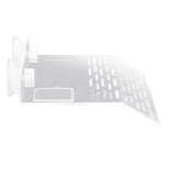 Plateforme de bronzage pour grande tortue Garvee avec 2 ventouses pour aquarium, blanche - Blanc