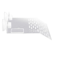 Plateforme de bronzage pour grande tortue Garvee avec 2 ventouses pour aquarium, blanche