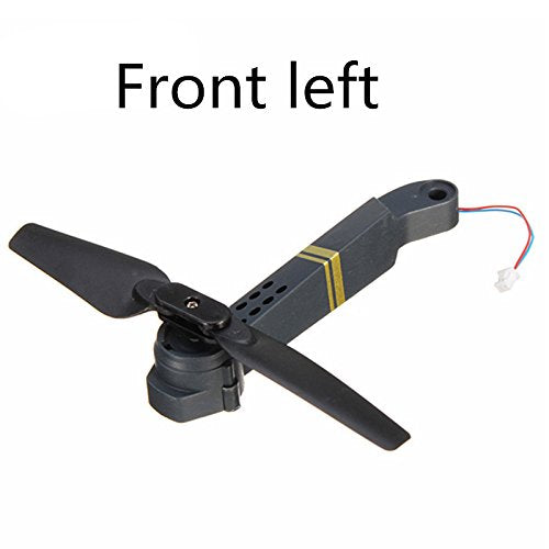 Bras de drone Garvee avec moteur et hélice pour E58 JY019, pièce de rechange robuste et compatible pour quadricoptère RC, idéal pour la réparation de drones.
