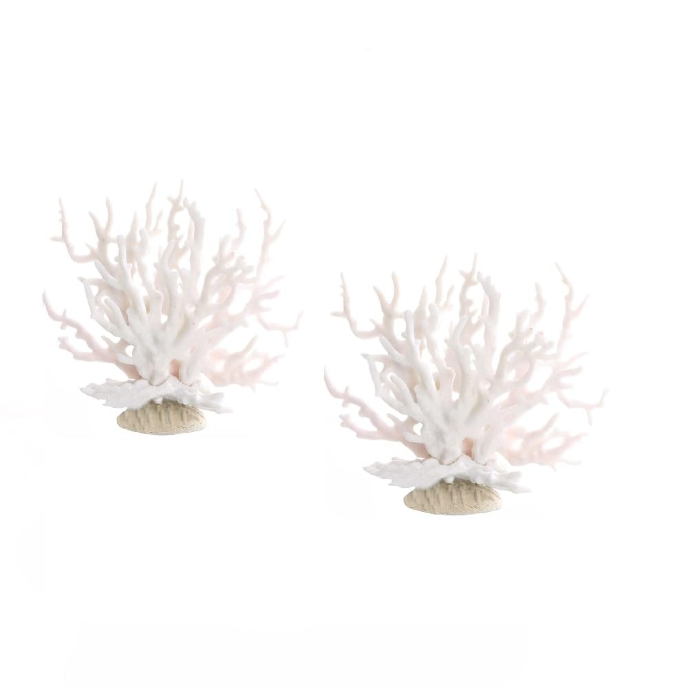 Branches de corail Garvee, ornements en imitation corail pour aquariums et bassins, noir
