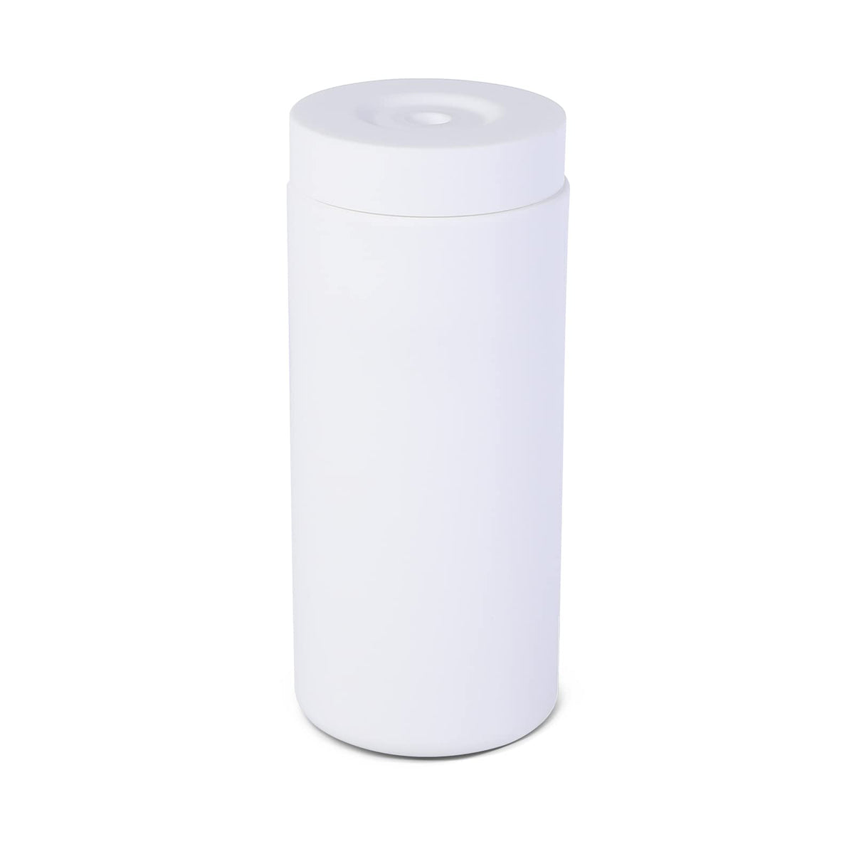 Distributeur de liquide vaisselle rechargeable Garvee, bouteille en silicone avec séparateur pour cuisine et salle de bain, blanc, facile à presser
