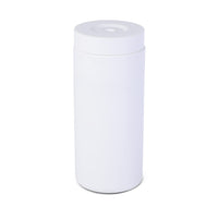 Distributeur de liquide vaisselle rechargeable Garvee, bouteille en silicone avec séparateur pour cuisine et salle de bain, blanc, facile à presser