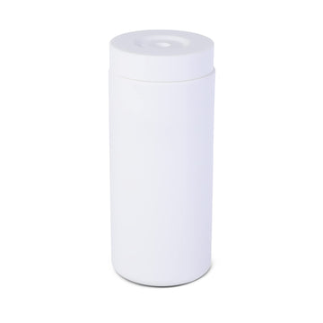 Distributeur de liquide vaisselle rechargeable Garvee, bouteille en silicone avec séparateur pour cuisine et salle de bain, blanc, facile à presser