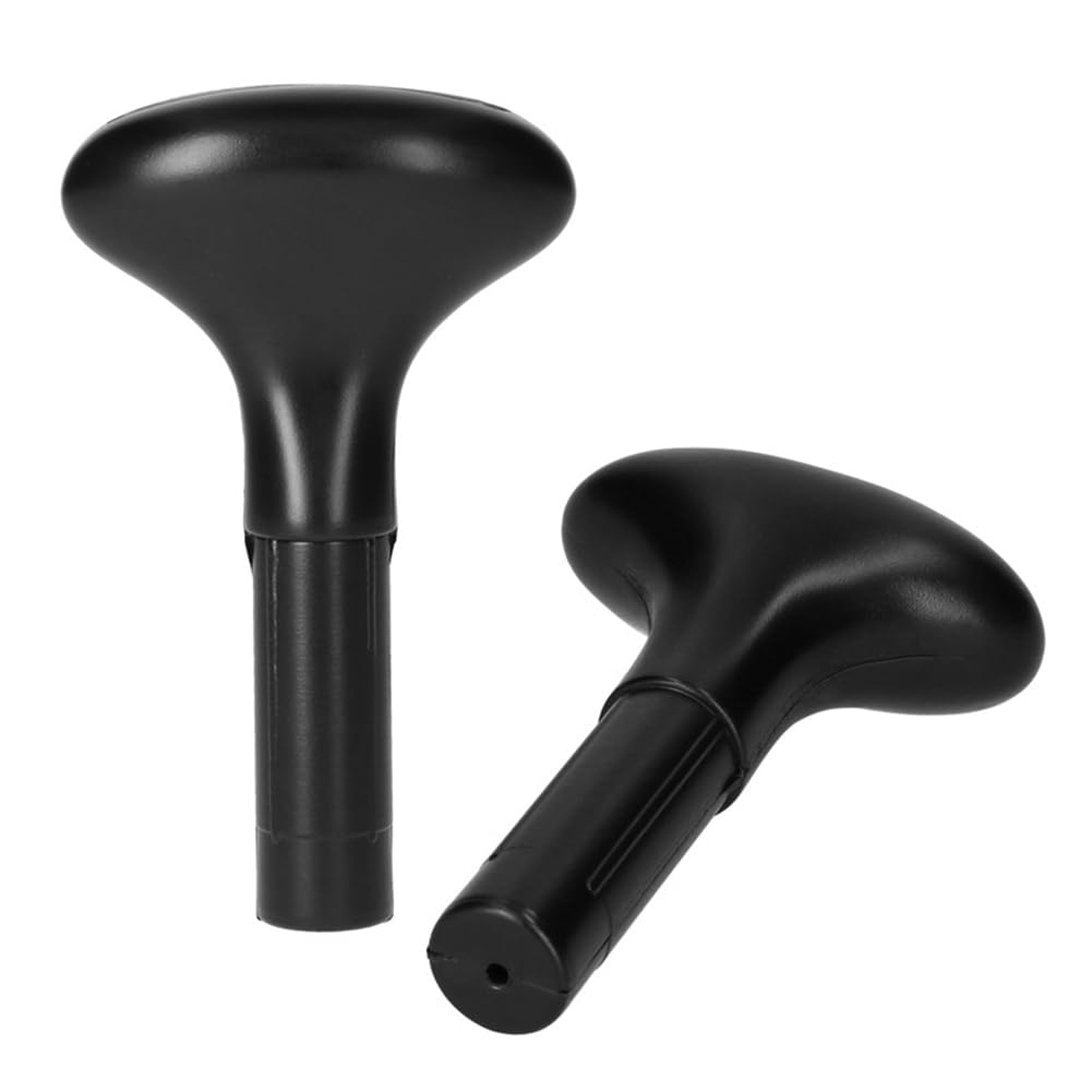 Poignées de pagaie Garvee (lot de 2) en forme de T pour kayak et SUP, ergonomiques, en PVC, de rechange, noires