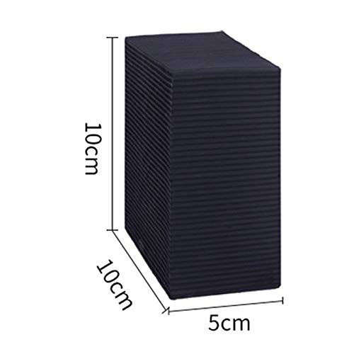 Cubes filtrants Garvee à charbon actif pour aquariums et piscines, structure alvéolaire, neutralisent les odeurs, purifient l'eau, charbon actif, noir