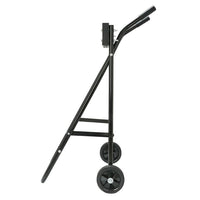 Chariot pour moteur hors-bord Garvee, capacité 85 kg, support pliable pour la réparation et le transport de bateaux, hauteur 99 cm, fer, noir