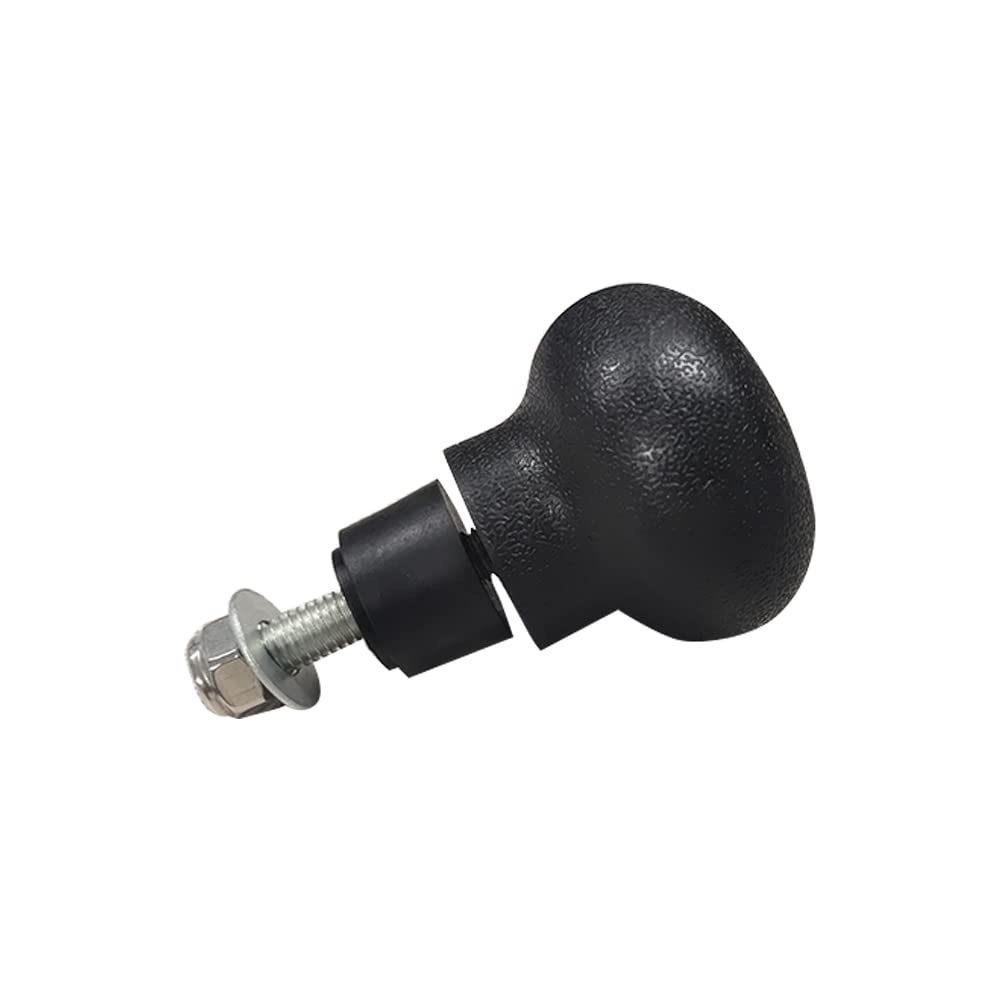 Poignée de volant Garvee 8 mm pour chariots élévateurs et tracteurs, en ABS, surface lisse, noire.