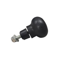 Poignée de volant Garvee 8 mm pour chariots élévateurs et tracteurs, en ABS, surface lisse, noire.