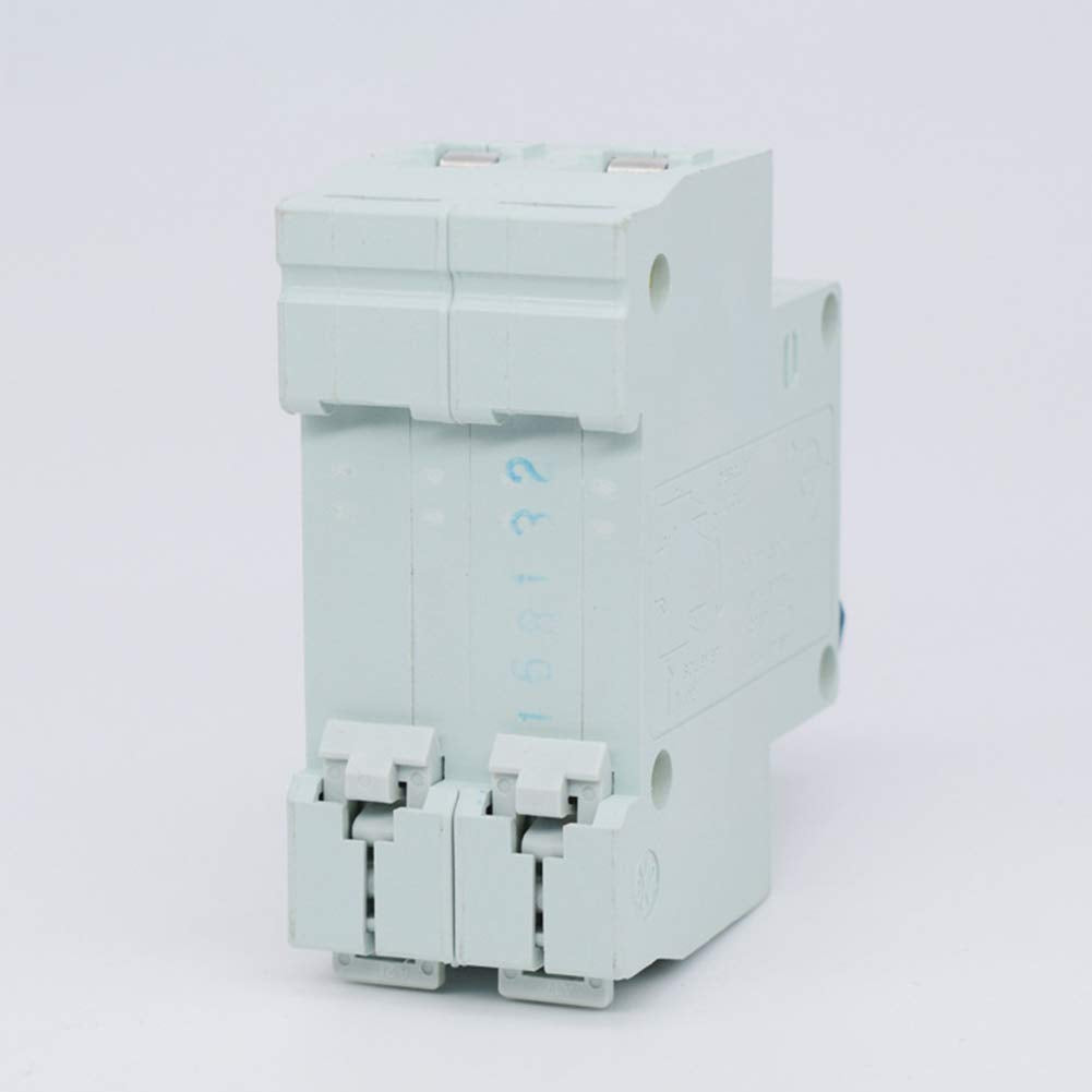 Garvee Disjoncteur magnétothermique CC 2P32A pour systèmes solaires, haute sécurité, matériau robuste, systèmes photovoltaïques, fiable, facile à installer