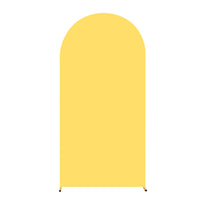 Garvee Ensemble de 3 pièces en spandex avec fermeture éclair pour arche de mariage, idéal pour les fêtes et les cérémonies. Couleur neutre.
