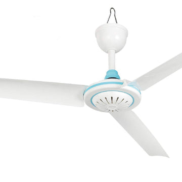 Garvee Ventilateur de plafond 12 V Mini 50 cm silencieux, moteur CC 6 W, portable et suspendu pour le camping, les tentes et les camping-cars.