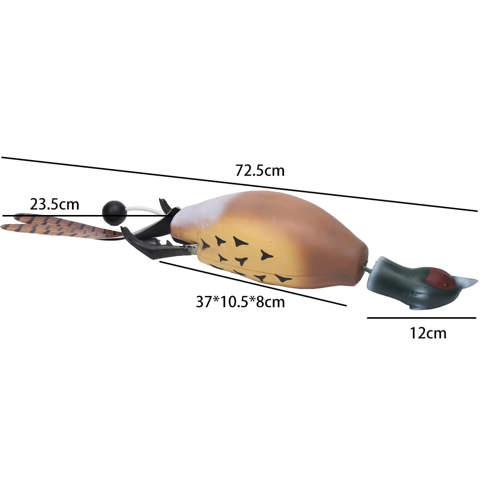 Mannequin d'entraînement pour chien Garvee Dokken Dead Fowl Trainer, réaliste, durable et en matériau souple, jouet d'extérieur, 26 x 15 x 7 cm, pour l'entraînement de la chasse.