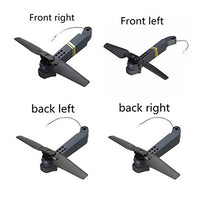 Bras de drone Garvee avec moteur et hélice pour E58 JY019, pièce de rechange robuste et compatible pour quadricoptère RC, idéal pour la réparation de drones.