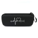 Garvee Étui Rigide EVA pour Stéthoscope - Résistant aux Chocs et Rayures - Léger et Compact - - pour Professionnels Médicaux, Noir