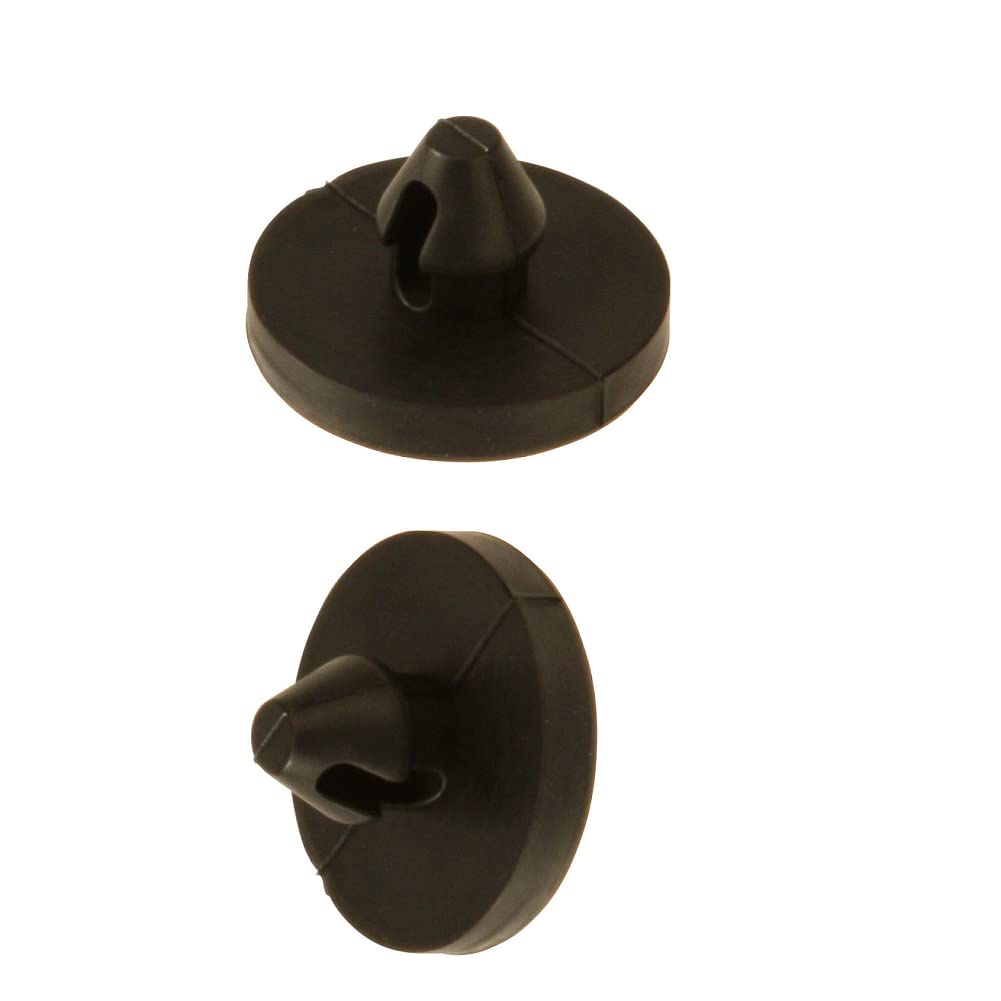 Garvee Lot de 12 butées en caoutchouc pour interrupteur de feu stop, compatibles avec la plupart des voitures. Compactes et faciles à installer, noires, 1,8 x 1,1 cm.