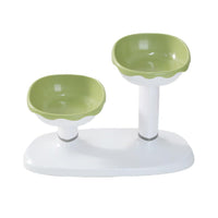 Gamelle pour chat Garvee, hauteur réglable, surélevée, antidérapante, en plastique, avec coussinet antidérapant, pour l'alimentation en intérieur