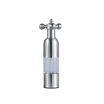 Ensemble moulin à sel et à poivre Garvee, en acier inoxydable, rechargeable, réglable, pour la maison et la cuisine, moulins à épices compacts