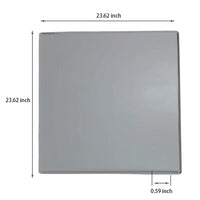 Tapis de machine à laver/couvre-manteau en silicone Garvee, 50 x 60 cm, noir, antidérapant, imperméable