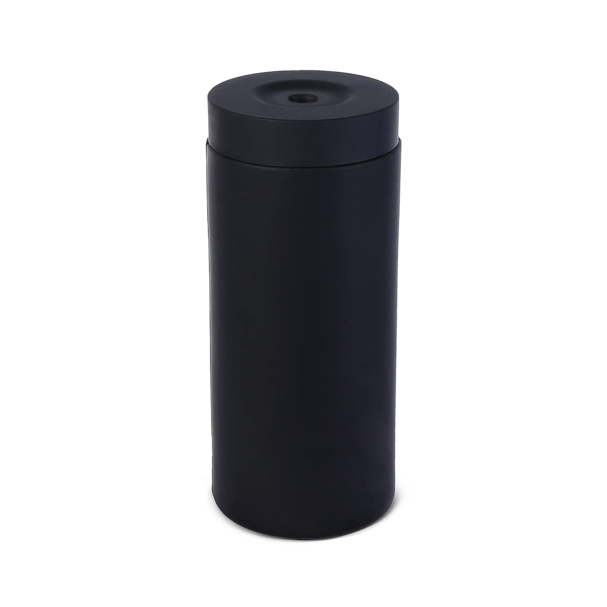 Distributeur de liquide vaisselle rechargeable Garvee, flacon en silicone, facile à presser, distributeur de savon pour les mains pour la cuisine et la salle de bain, noir
