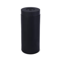 Distributeur de liquide vaisselle rechargeable Garvee, flacon en silicone, facile à presser, distributeur de savon pour les mains pour la cuisine et la salle de bain, noir