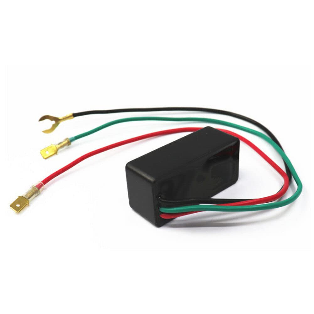 Interrupteur de clignotant universel Garvee à 4 broches avec LED et bascule pour camping-car, 4x4, camion, tracteur, bateau, moto, en plastique, étanche IP67