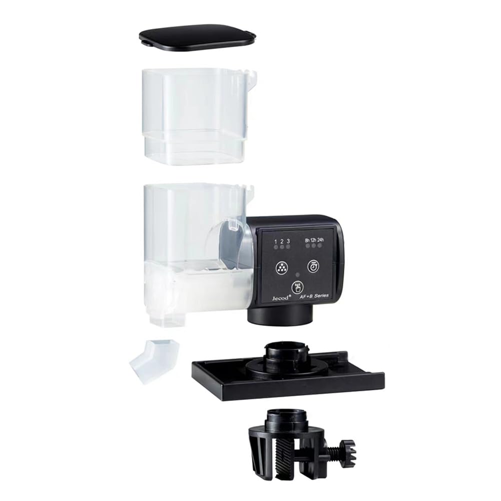 Distributeur automatique de nourriture pour poissons d'aquarium GARVEE, distribution programmée, garde l'eau au sec, capacité de 500 ml