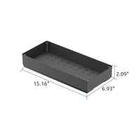 Organisateur de placard coulissant Garvee, format moyen 18 cm, tiroirs coulissants pour placards de cuisine, rangement sous évier, blanc