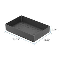 Organisateur coulissant Garvee pour placards de cuisine, tiroirs coulissants, rangement sous évier, grande taille 27 cm, plastique ABS, glissières métalliques, rangement pour cuisine, garde-manger et salle de bain
