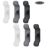 Ensemble de 6 enrouleurs de câbles Garvee pour appareils de cuisine, en silicone, auto-adhésifs, universels, gain de place, organisateur de câbles, cuisine
