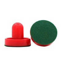 Ensemble d'accessoires de hockey sur air Garvee : 2 broches de 60 mm, 4 disques de 51 mm, en résine rouge, pour enfants et adolescents, table de jeu