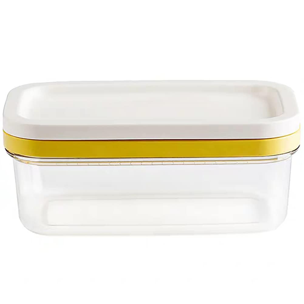 Boîte à beurre Garvee avec lame en acier inoxydable et récipient en plastique pour la cuisine et la pâtisserie, durable, incassable et pratique