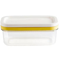 Boîte à beurre Garvee avec lame en acier inoxydable et récipient en plastique pour la cuisine et la pâtisserie, durable, incassable et pratique