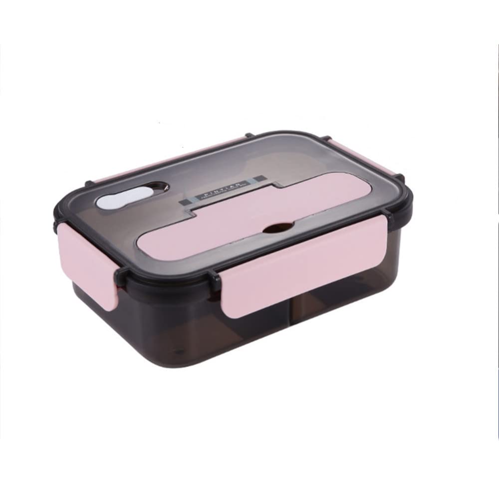 Boîte à bento hermétique Garvee, 2 compartiments, étanche, 1100 ml, sans BPA, légère, idéale pour l'école et le bureau