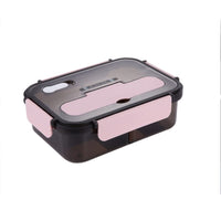 Boîte à bento hermétique Garvee, 2 compartiments, étanche, 1100 ml, sans BPA, légère, idéale pour l'école et le bureau