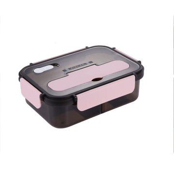 Boîte à bento hermétique Garvee, 2 compartiments, étanche, 1100 ml, sans BPA, légère, idéale pour l'école et le bureau
