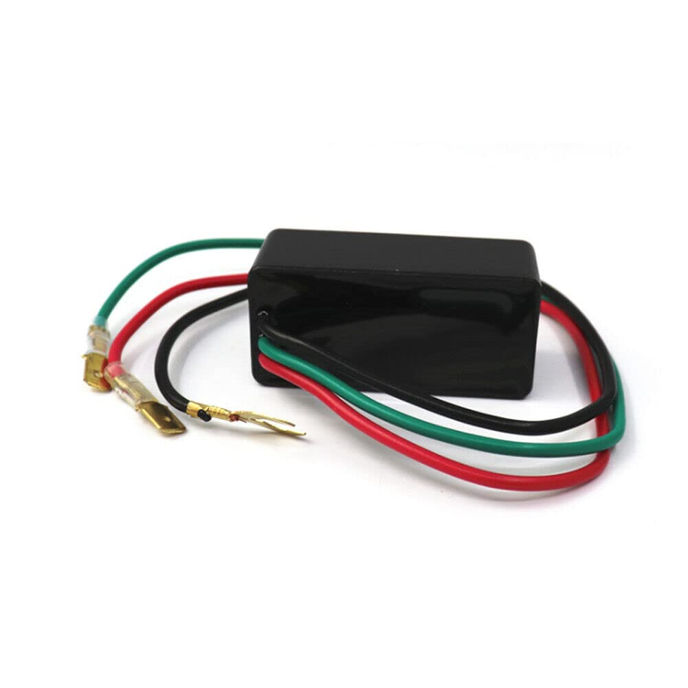 Interrupteur de clignotant universel Garvee à 4 broches avec LED et bascule pour camping-car, 4x4, camion, tracteur, bateau, moto, en plastique, étanche IP67