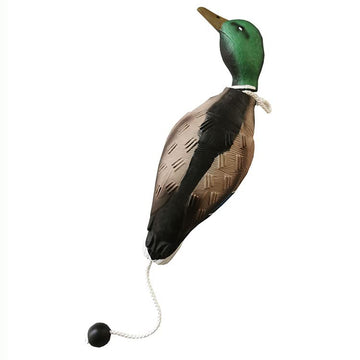 Garvee Jouet d'entraînement pour chiens en forme de canard mort, design réaliste, 46 x 10 x 10 cm