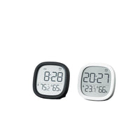 Réveil numérique Garvee avec affichage de la température et de l'humidité, écran LCD, design magnétique pour chambre et bureau, fonctionne sur piles