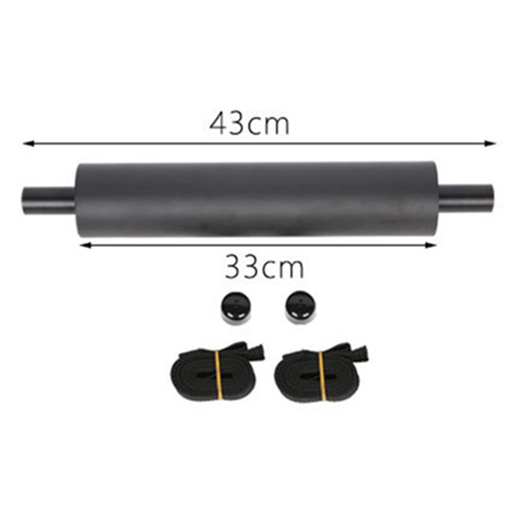 Repose-pieds Garvee pour kayak, universels, réglables, légers et rembourrés, pour bateaux et kayaks gonflables, noirs, 2 sangles
