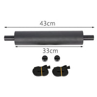 Repose-pieds Garvee pour kayak, universels, réglables, légers et rembourrés, pour bateaux et kayaks gonflables, noirs, 2 sangles