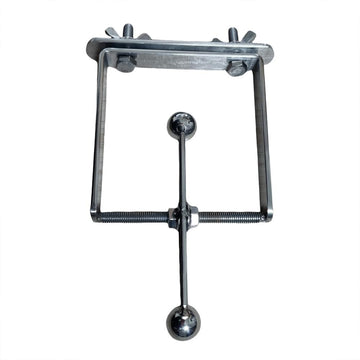 GARVEE Jouet à mâcher pour perroquets, perchoir suspendu en acier inoxydable, accessoire de cage interactif, tailles moyenne et grande.