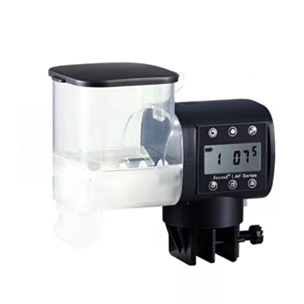Distributeur automatique de nourriture GARVEE pour poissons rouges, minuterie et contrôle des portions, étanche, accessoire pour aquarium, aquariums d'eau douce, plastique