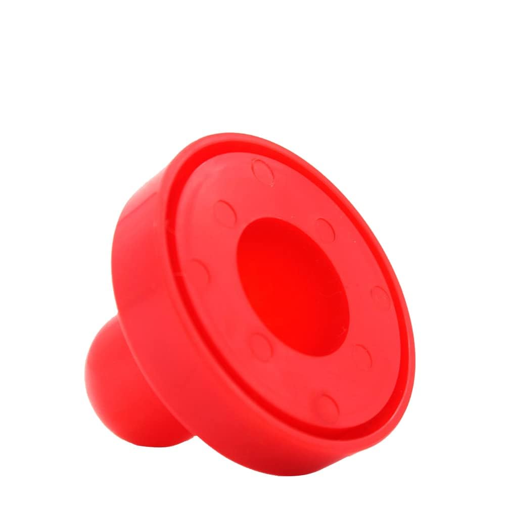 Ensemble d'accessoires de hockey sur air Garvee : 2 broches de 60 mm, 4 disques de 51 mm, en résine rouge, pour enfants et adolescents, table de jeu