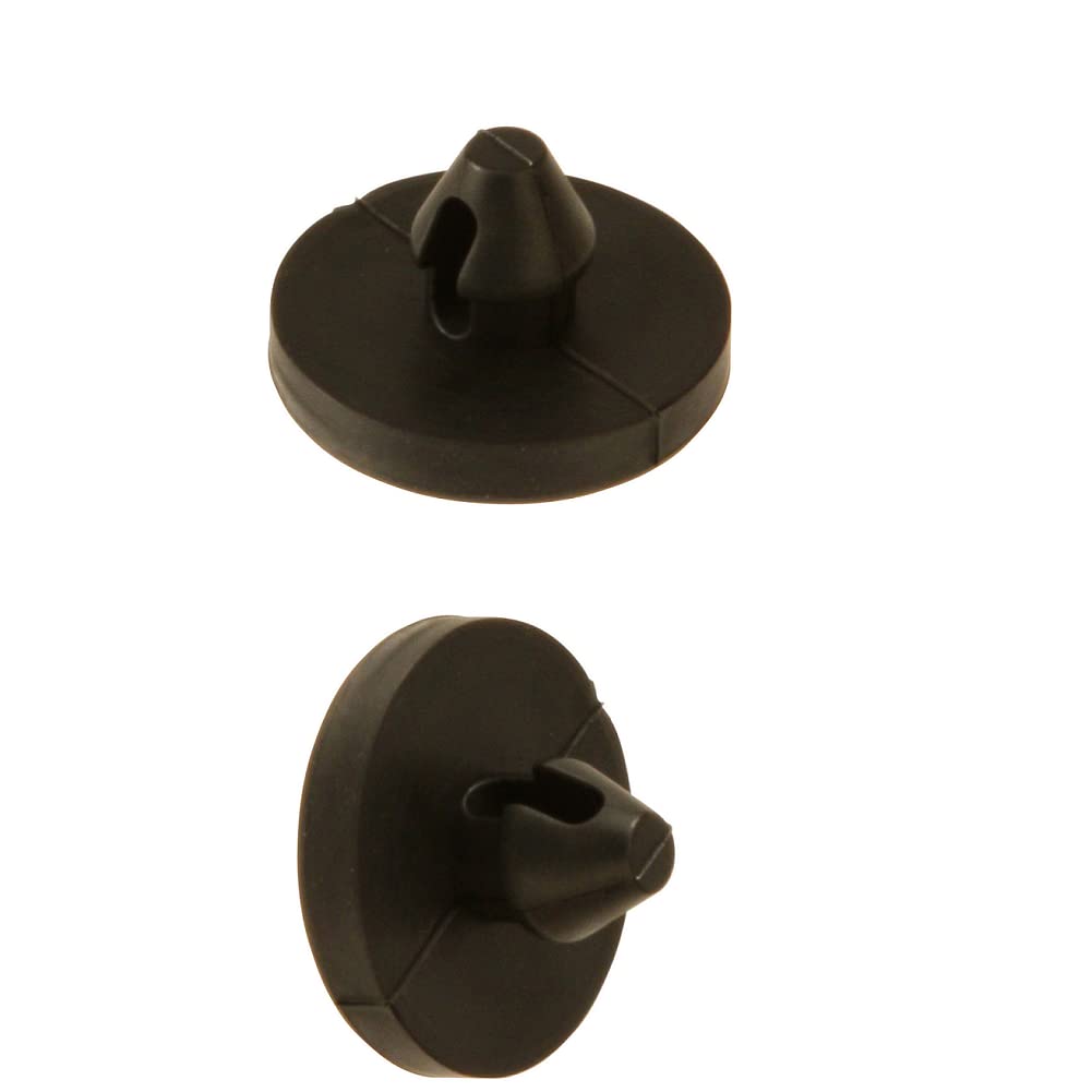 Garvee Lot de 12 butées en caoutchouc pour interrupteur de feu stop, compatibles avec la plupart des voitures. Compactes et faciles à installer, noires, 1,8 x 1,1 cm.