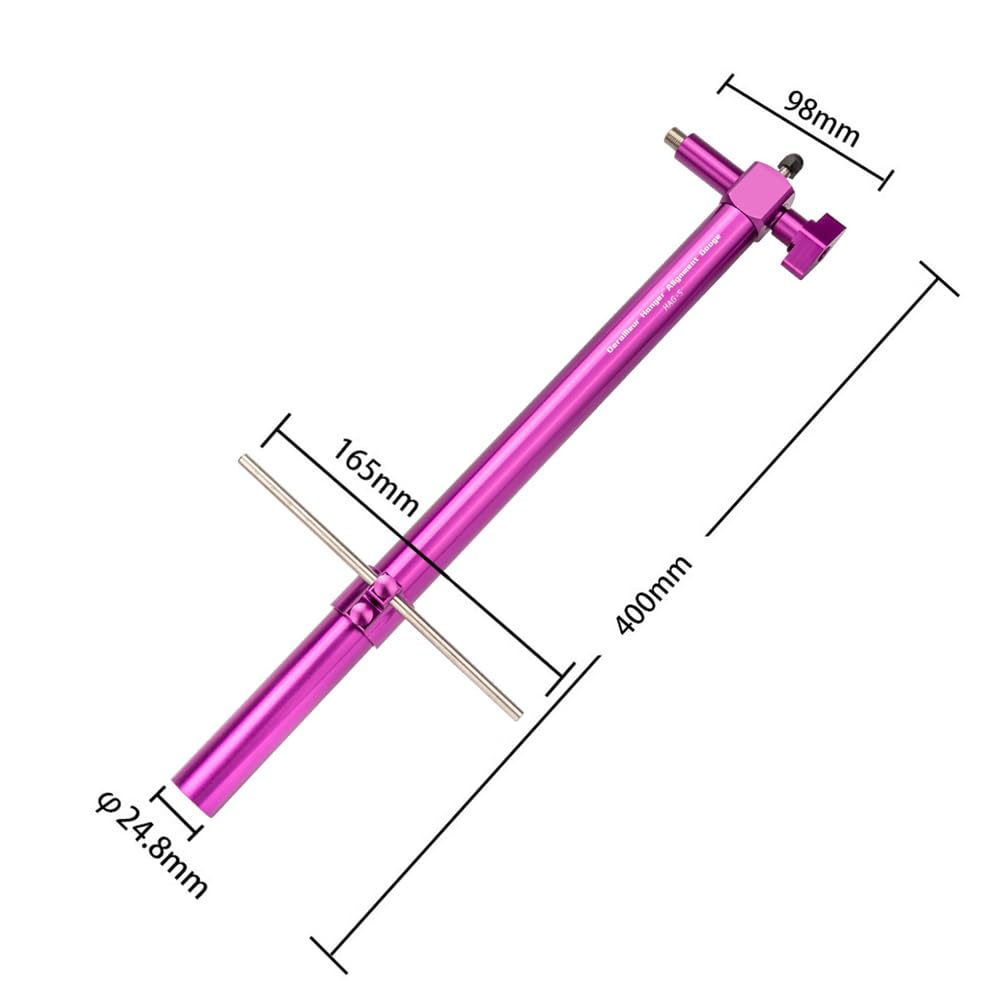 Outil de réglage de dérailleur de vélo Garvee en acier inoxydable pour câble et levier de vitesses - Réglage précis violet