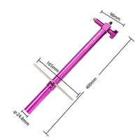 Outil de réglage de dérailleur de vélo Garvee en acier inoxydable pour câble et levier de vitesses - Réglage précis violet