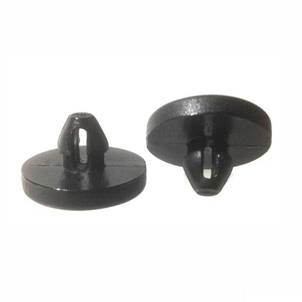 Garvee Lot de 12 butées en caoutchouc pour interrupteur de feu stop, compatibles avec la plupart des voitures. Compactes et faciles à installer, noires, 1,8 x 1,1 cm.